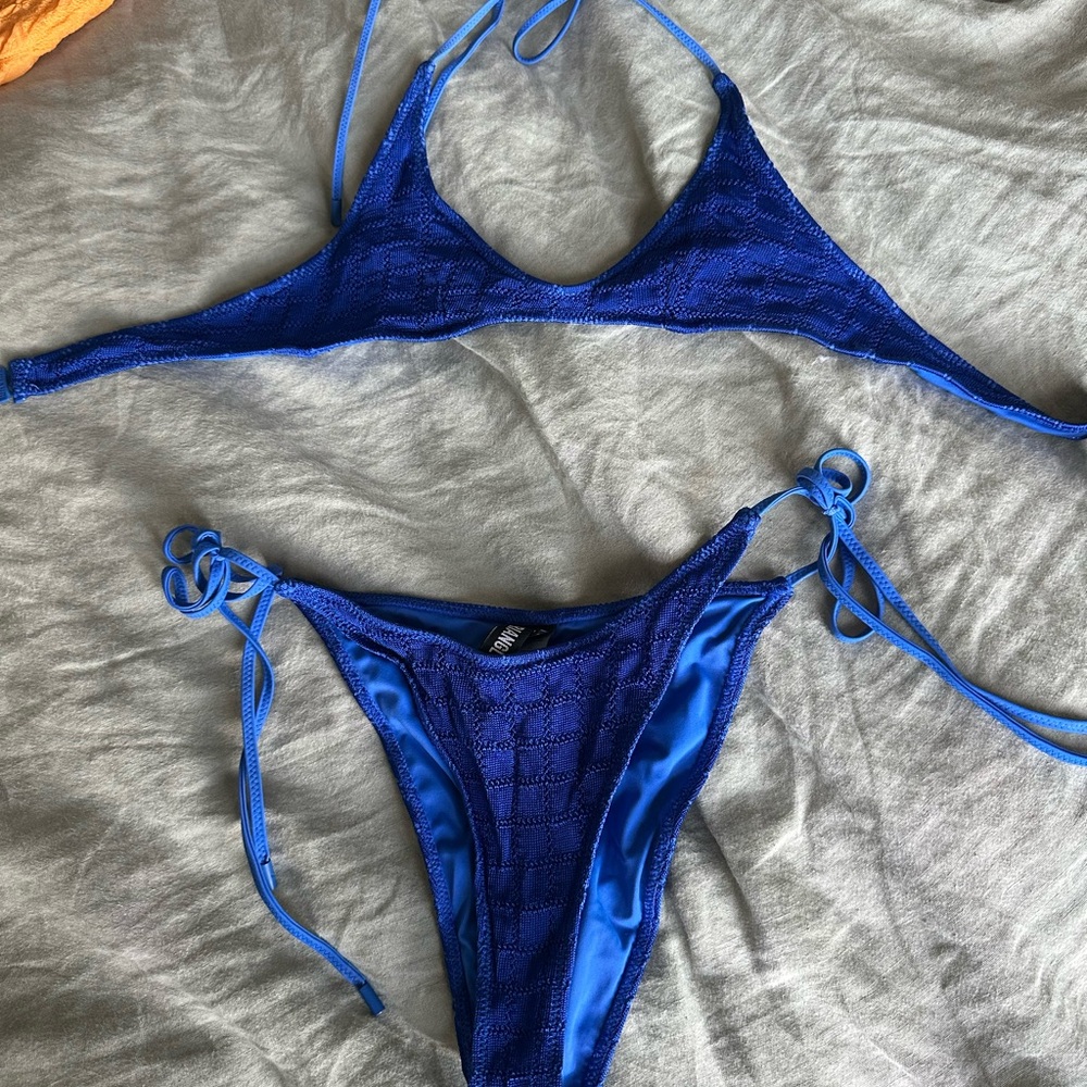 Triangl Swimwear Blue Bikini Set